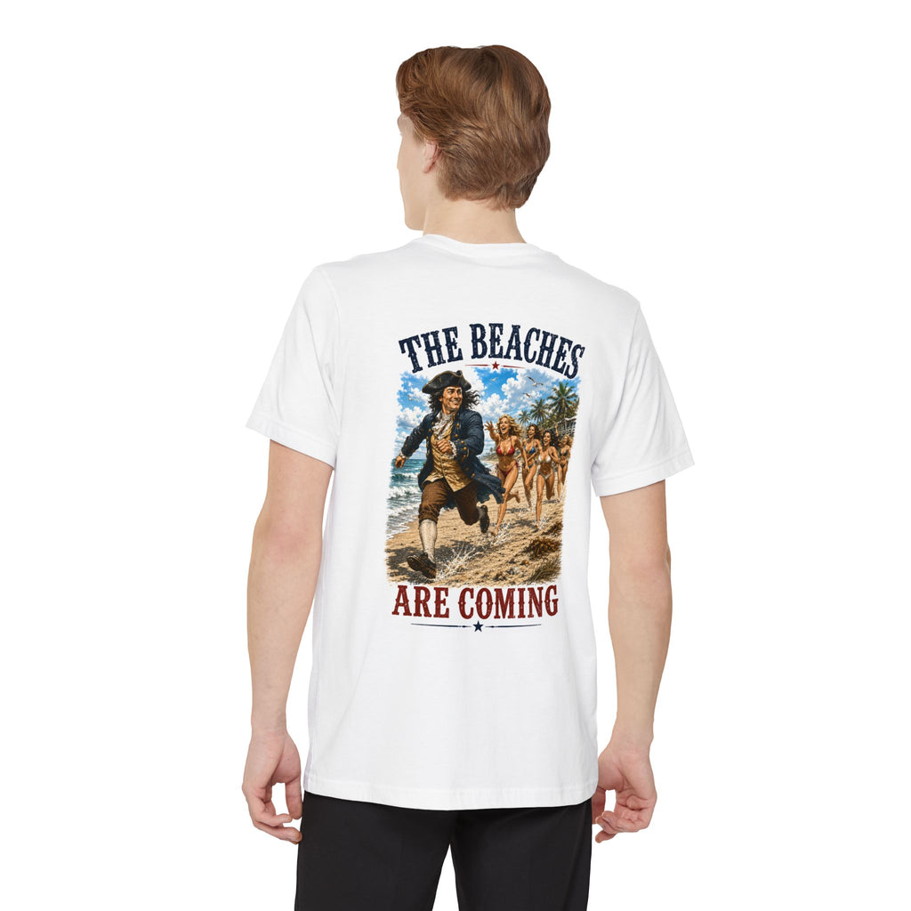 The Beaches are Coming - Pocket Tee (Standard Delivery)